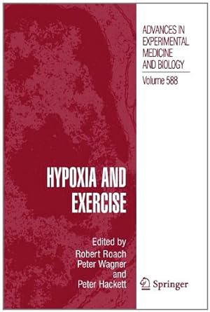 Imagen del vendedor de Hypoxia and Exercise (Advances in Experimental Medicine and Biology) [Paperback ] a la venta por booksXpress