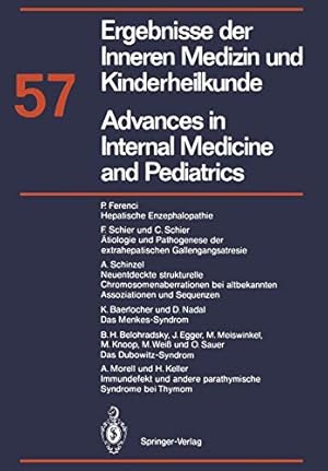 Seller image for Ergebnisse der Inneren Medizin und Kinderheilkunde/Advances in Internal Medicine and Pediatrics: Neue Folge (Ergebnisse der Inneren Medizin und . Medicine and Pediatrics) (German Edition) [Soft Cover ] for sale by booksXpress