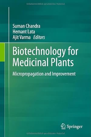 Image du vendeur pour Biotechnology for Medicinal Plants: Micropropagation and Improvement [Hardcover ] mis en vente par booksXpress