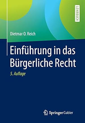 Seller image for Einführung in das Bürgerliche Recht (German Edition) [Soft Cover ] for sale by booksXpress