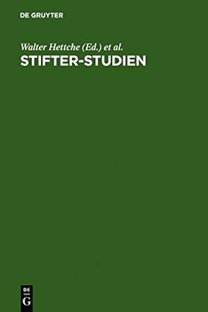 Bild des Verkufers fr Stifter-Studien (German Edition) [Soft Cover ] zum Verkauf von booksXpress