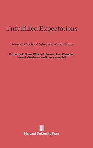 Immagine del venditore per Unfulfilled Expectations by Goodman, Irene F., Hemphill, Lowry [Hardcover ] venduto da booksXpress