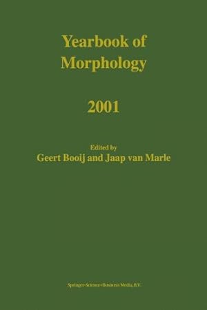 Bild des Verkufers fr Yearbook of Morphology 2001 [Paperback ] zum Verkauf von booksXpress