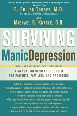 Seller image for Surviving Manic Depression: A Manual on Bipolar Disorder for Patients, Families, and Providers by Torrey M.D., E. Fuller, Knable D.O., Michael B. [Paperback ] for sale by booksXpress