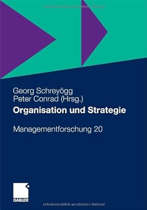 Imagen del vendedor de Organisation und Strategie (Managementforschung) (German Edition) [Paperback ] a la venta por booksXpress