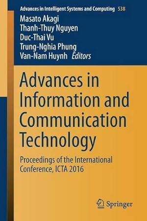 Immagine del venditore per Advances in Information and Communication Technology: Proceedings of the International Conference, ICTA 2016 (Advances in Intelligent Systems and Computing) [Paperback ] venduto da booksXpress