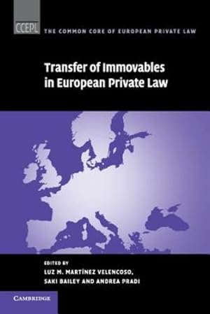 Seller image for Transfer of Immovables in European Private Law (The Common Core of European Private Law) [Paperback ] for sale by booksXpress