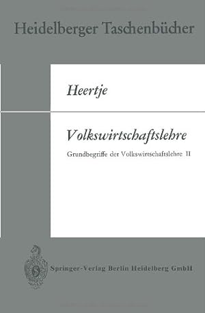 Seller image for Volkswirtschaftslehre: Grundbegriffe der Volkswirtschaftslehre II (Heidelberger Taschenbücher) (German Edition) by Hanusch, Horst, Kuhn, Thomas, Cantner, Uwe [Paperback ] for sale by booksXpress