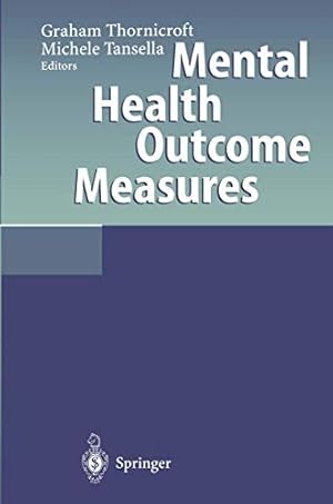 Seller image for Mental Health Outcome Measures [Soft Cover ] for sale by booksXpress