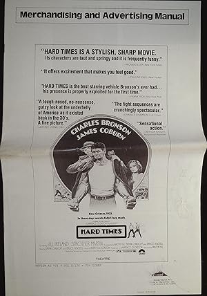 Seller image for Hard Times Pressbook 1975 Charles Bronson, James Coburn for sale by AcornBooksNH