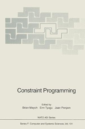 Imagen del vendedor de Constraint Programming (Nato ASI Subseries F:) [Paperback ] a la venta por booksXpress
