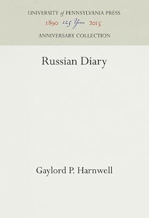 Seller image for Russian Diary by Harnwell, Gaylord P. [Hardcover ] for sale by booksXpress