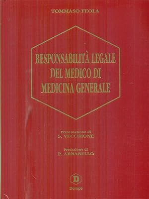 Bild des Verkufers fr Responsabilita' legale del medico di medicina generale zum Verkauf von Librodifaccia