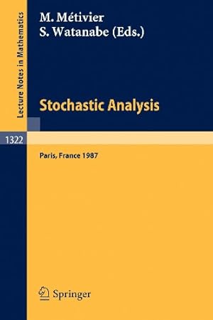 Imagen del vendedor de Stochastic Analysis: Proceedings of the Japanese-French Seminar held in Paris, France, June 16-19, 1987 (Lecture Notes in Mathematics) (English and French Edition) [Paperback ] a la venta por booksXpress