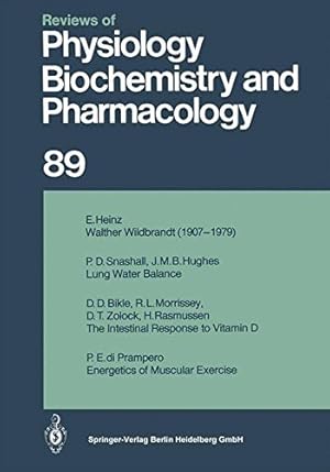 Seller image for Ergebnisse der Physiologie, biologischen Chemie und experimentellen Pharmakologie (Reviews of Physiology, Biochemistry and Pharmacology) by Adrian, R. H., Holzer, H., Helmreich, E., Jung, R., Krayer, O., Lynen, F., Linden, R. J., Miescher, P. A., Piiper, J., Rasmussen, H., Renold, A. E., Trendelenburg, U., Ullrich, K., Weber, A., Vogt, W. [Paperback ] for sale by booksXpress