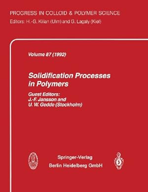 Immagine del venditore per Solidification Processes in Polymers (Progress in Colloid and Polymer Science) [Paperback ] venduto da booksXpress
