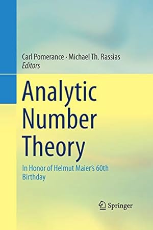 Immagine del venditore per Analytic Number Theory: In Honor of Helmut Maierâs 60th Birthday [Paperback ] venduto da booksXpress