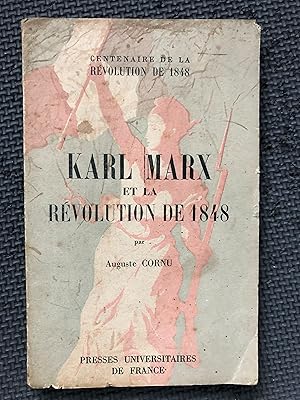 Imagen del vendedor de Karl Marx et la Revolution de 1848 a la venta por Cragsmoor Books