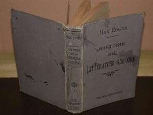 Seller image for Histoire de la littrature grecque for sale by Hairion Thibault