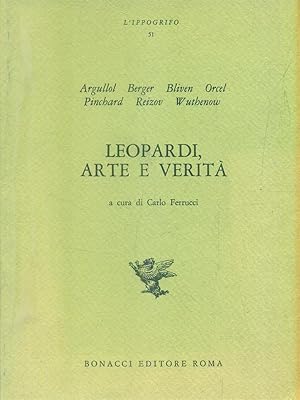 Immagine del venditore per Leopardi, arte e verita' venduto da Librodifaccia