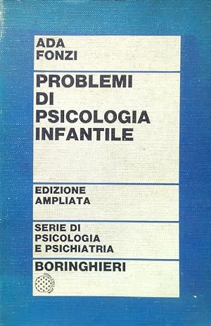 Bild des Verkufers fr Problemi di psicologia infantile zum Verkauf von Librodifaccia