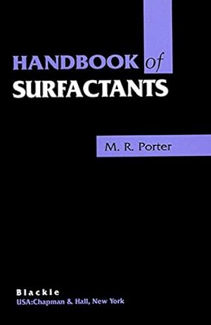 Imagen del vendedor de Handbook of Surfactants by MRSC, M. R. Porter BSc PhD CChem [Paperback ] a la venta por booksXpress