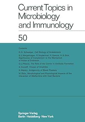 Image du vendeur pour Current Topics in Microbiology and Immunology: Ergebnisse der Mikrobiologie und Immunitätsforschung by Arber, W., Braun, W., Cramer, F., Haas, R., Henle, W., Hofschneider, P. H., Jerne, N. K., Koldovský, P., Koprowski, H., Maaløe, O., Rott, R., Schweiger, H. G., Sela, M., Syru?ek, L., Vogt, P. K., Wecker, E. [Paperback ] mis en vente par booksXpress