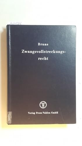 Seller image for Zwangsvollstreckungsrecht : e. systemat. Darst. for sale by Gebrauchtbcherlogistik  H.J. Lauterbach