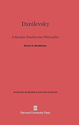 Bild des Verkufers fr Danilevsky (Russian Research Center Studies) by MacMaster, Robert E. [Hardcover ] zum Verkauf von booksXpress