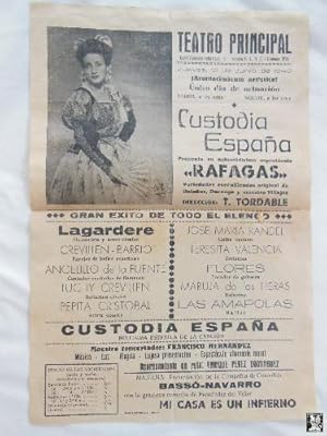 Poster - Cartel : CUSTODIA ESPAÑA, RAFAGAS.