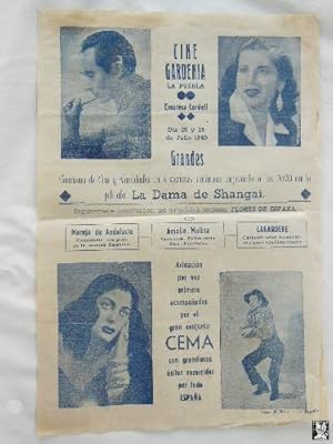 Poster - Cartel : MARUJA DE ANDALUCIA, AMELIA MOLINA, LAGARDERE (Flores de España)