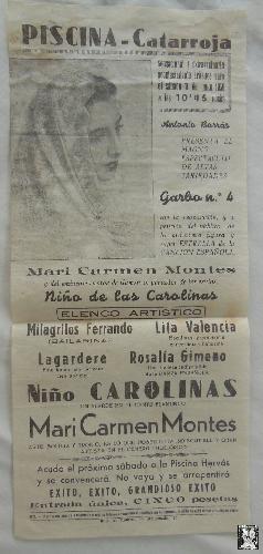 Poster - Cartel : ALTAS VARIEDADES, GARBO Nº4, CATARROJA