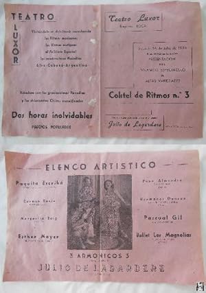 Poster - Cartel : COKTEL DE RITMOS Nº 3, Calahorra 1952