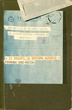 Seller image for ES URGENTE LA REFORMA AGRARIA for sale by Librovicios