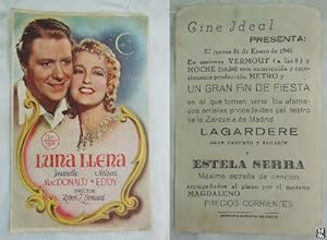 Cartel - Poster : LUNA LLENA, LAGARDERE Y ESTELA SERRA