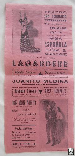 Bild des Verkufers fr Poster - Cartel : RISA ESPAOLA N 2. POZOBLANCO zum Verkauf von LIBRERA MAESTRO GOZALBO