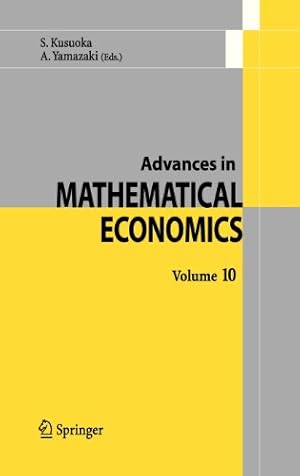 Seller image for Advances in Mathematical Economics Volume 10 [Hardcover ] for sale by booksXpress