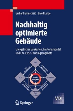 Imagen del vendedor de Nachhaltig optimierte Gebäude: Energetischer Baukasten, Leistungsbündel und Life-Cycle-Leistungsangebote (VDI-Buch) (German Edition) [Hardcover ] a la venta por booksXpress