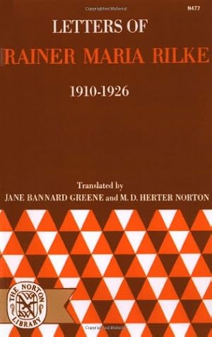 Seller image for Letters of Rainer Maria Rilke, 1910-1926 by Rilke Maria Rainer [Paperback ] for sale by booksXpress