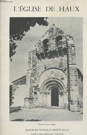 Imagen del vendedor de L'Eglise de Haux a la venta por Le-Livre