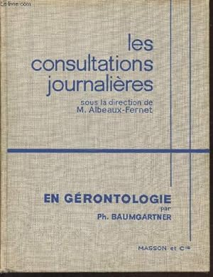 Seller image for Les consultations journalires en grontologie (Collection :"Les consultations journalires") for sale by Le-Livre