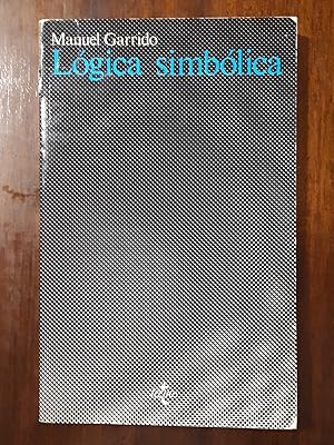 Imagen del vendedor de Logica simbolica a la venta por Domiduca Libreros