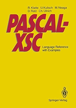 Image du vendeur pour PASCAL-XSC: Language Reference with Examples [Soft Cover ] mis en vente par booksXpress