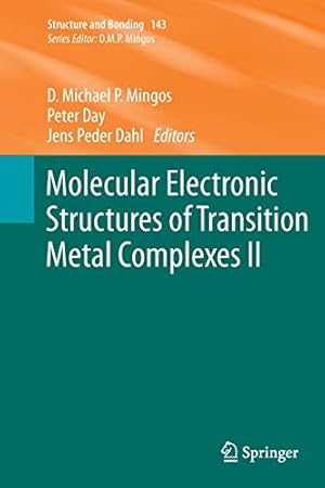 Seller image for Molecular Electronic Structures of Transition Metal Complexes II (Structure and Bonding) [Soft Cover ] for sale by booksXpress