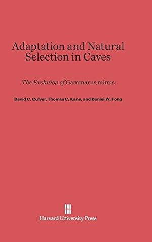 Bild des Verkufers fr Adaptation and Natural Selection in Caves by Fong, Daniel W., Culver, David C., Kane, Thomas C. [Hardcover ] zum Verkauf von booksXpress