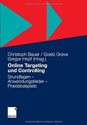 Imagen del vendedor de Online Targeting und Controlling: Grundlagen - Anwendungsfelder - Praxisbeispiele (German Edition) [Paperback ] a la venta por booksXpress