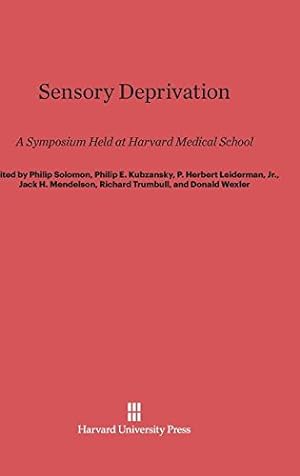 Imagen del vendedor de Sensory Deprivation [Hardcover ] a la venta por booksXpress