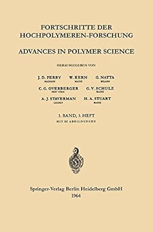 Seller image for Advances in Polymer Science / Fortschritte der Hochpolymeren-Forschung (German, English and French Edition) by Ferry, Prof. Dr. J. D., Kern, Prof. Dr. W., Natta, Prof. Dr. G., Overberger, Prof. Dr. C. G., Schulz, Prof. Dr. G. V., Stuart, Prof. Dr. H. A., Staverman, Prof. Dr. A. J. [Paperback ] for sale by booksXpress