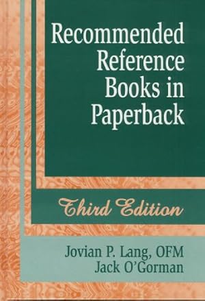 Bild des Verkufers fr Recommended Reference Books in Paperback [Hardcover ] zum Verkauf von booksXpress