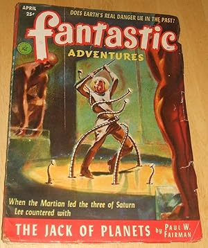 Imagen del vendedor de Fantastic Adventures April 1952 a la venta por biblioboy